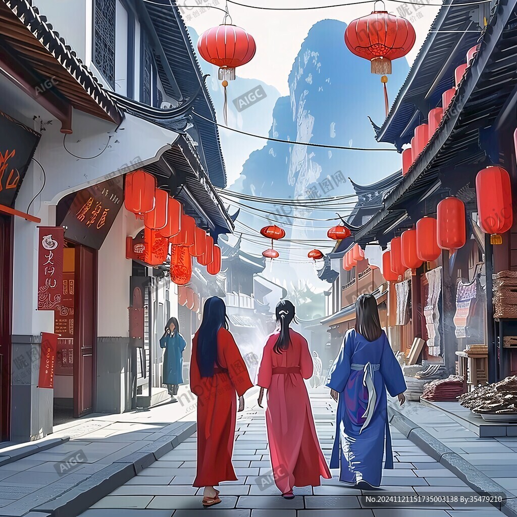 横店插画