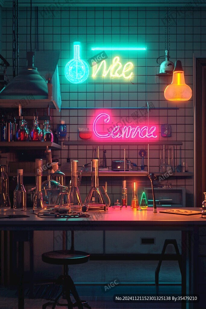 厨窗霓虹灯设计