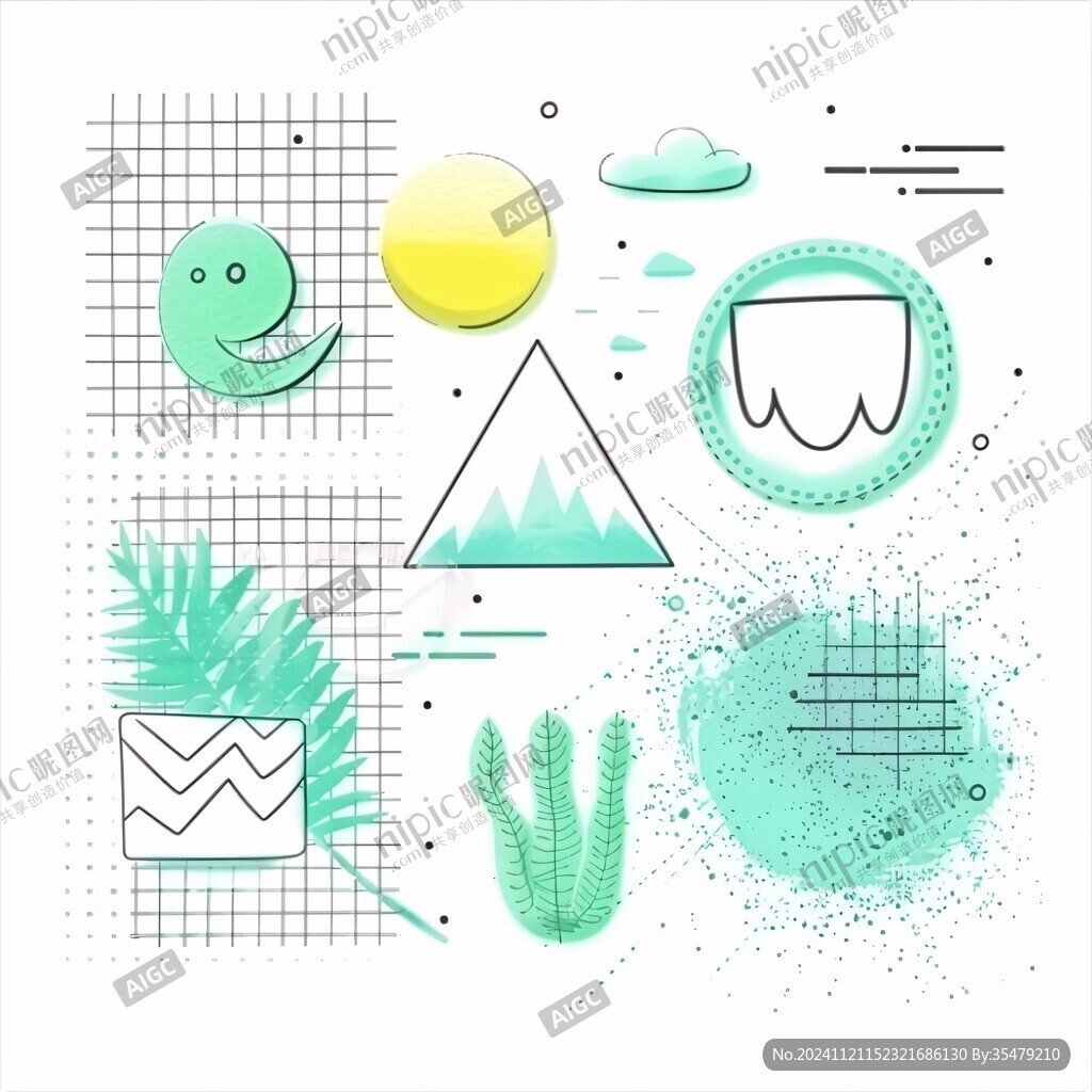 孟菲斯插画