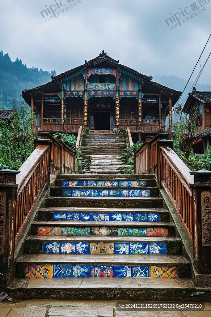 云顶草原苗族建筑
