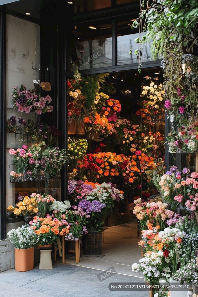 花店橱窗高清大图