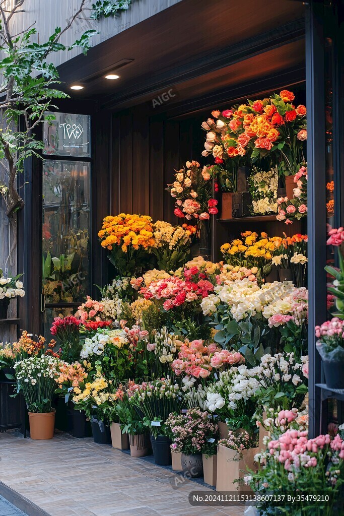 花店橱窗高清大图