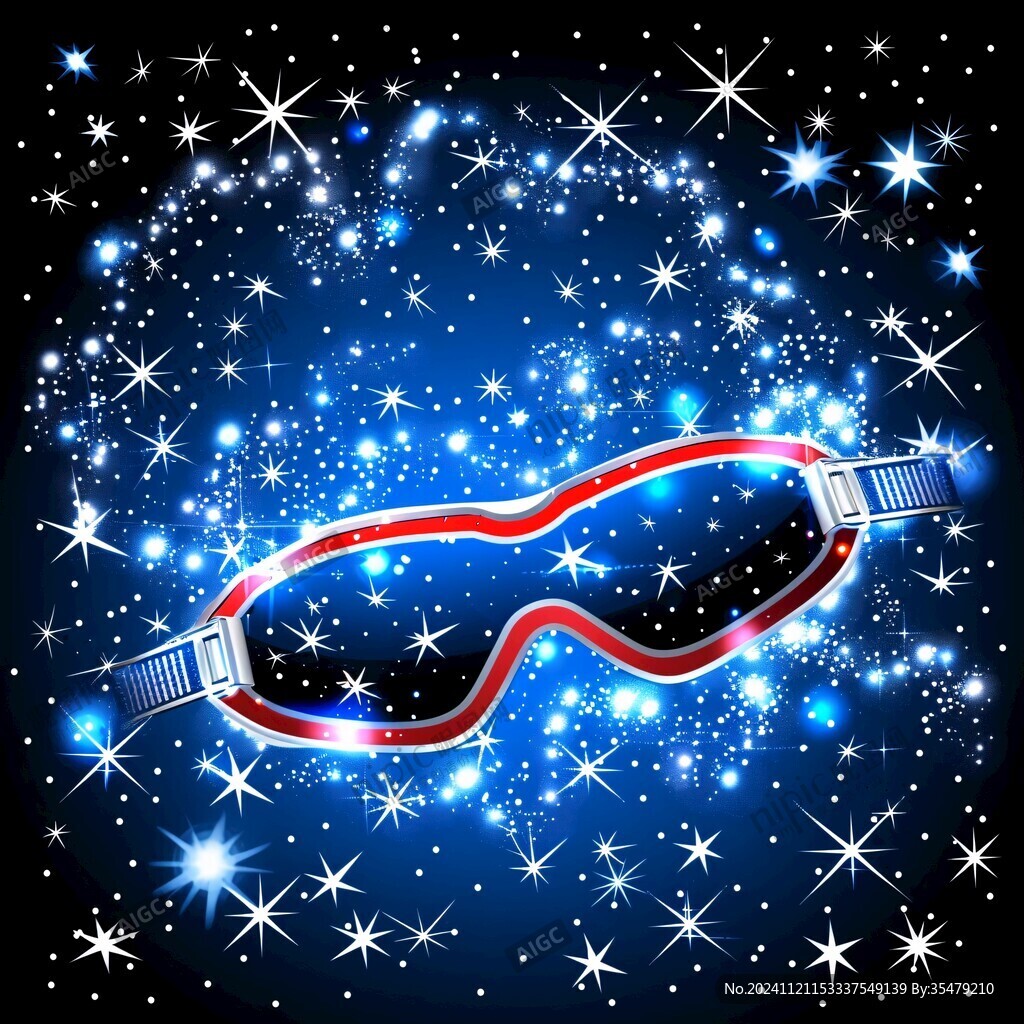 星光粒子游泳海报