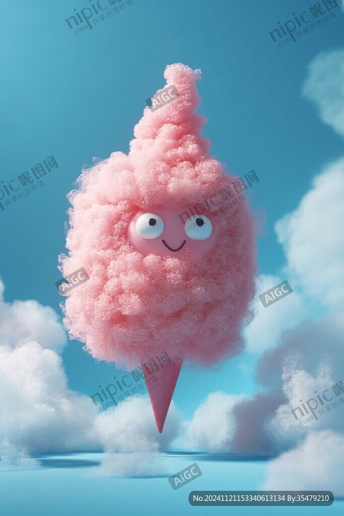 动画粉色云朵