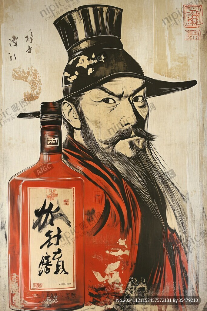 手绘包拯