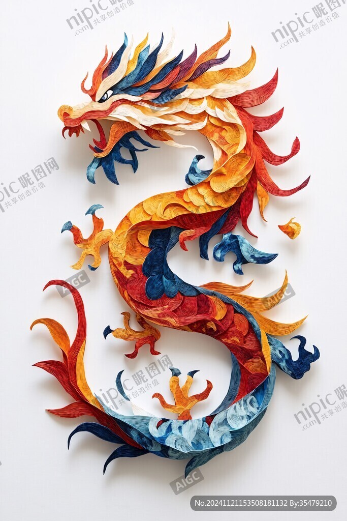 龙立体图案