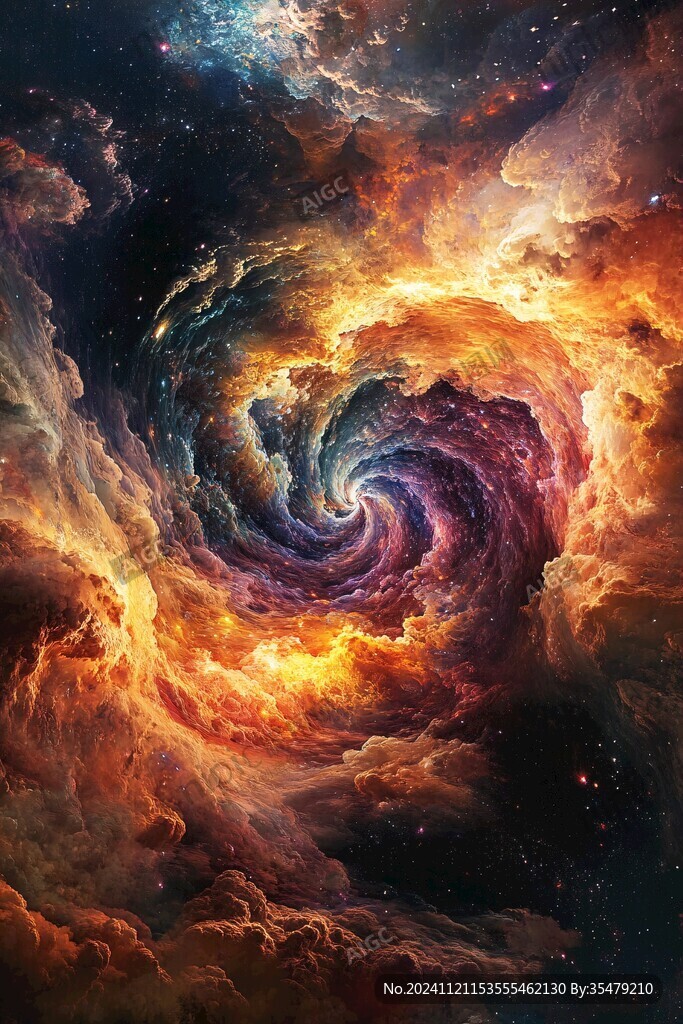 豪华大气星云装饰画