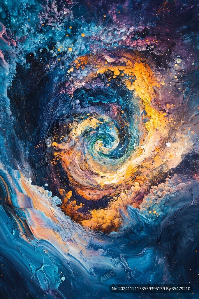 螺旋星云装饰画