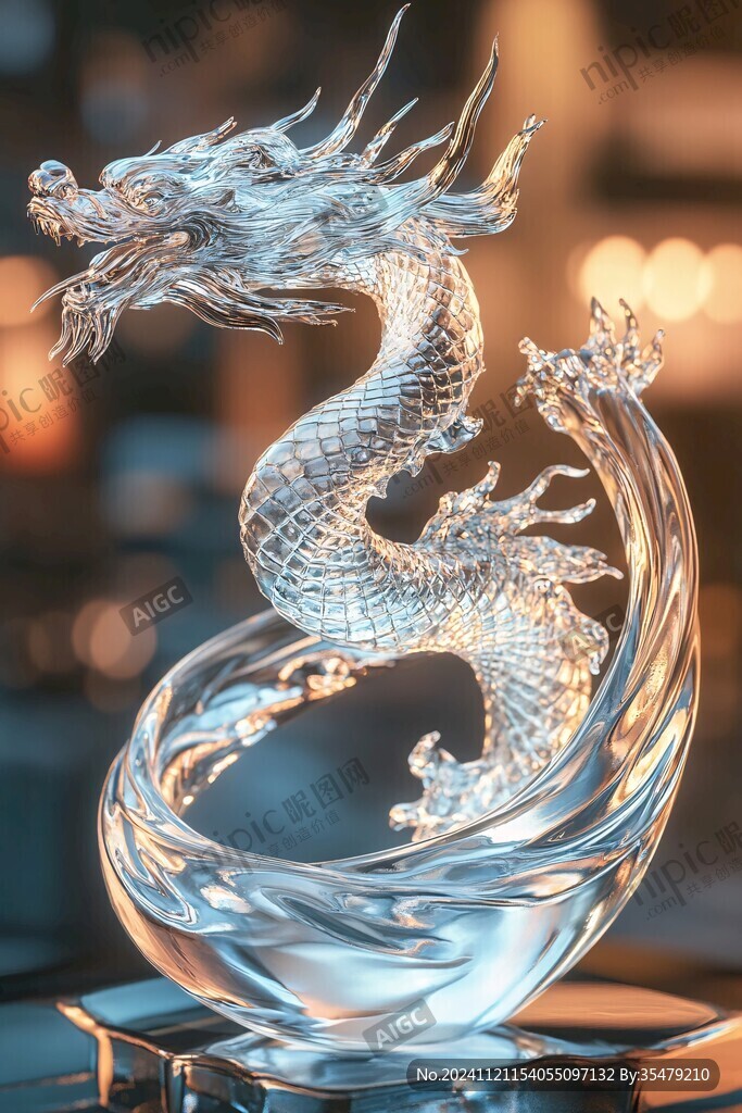 水晶工艺龙