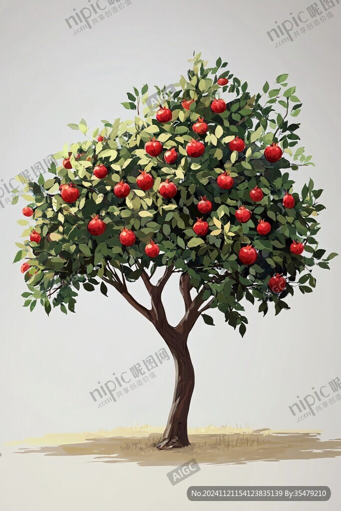 3d苹果树