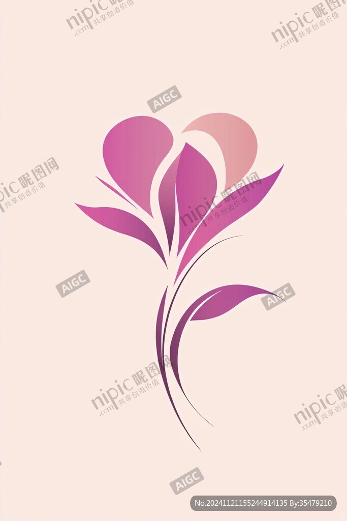女人花logo设计