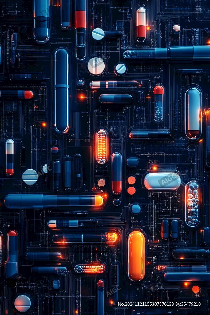 工业科技底纹