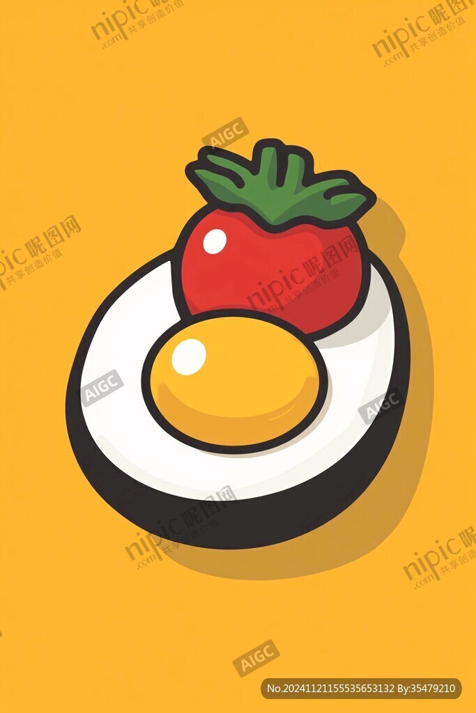 食品美味黄色