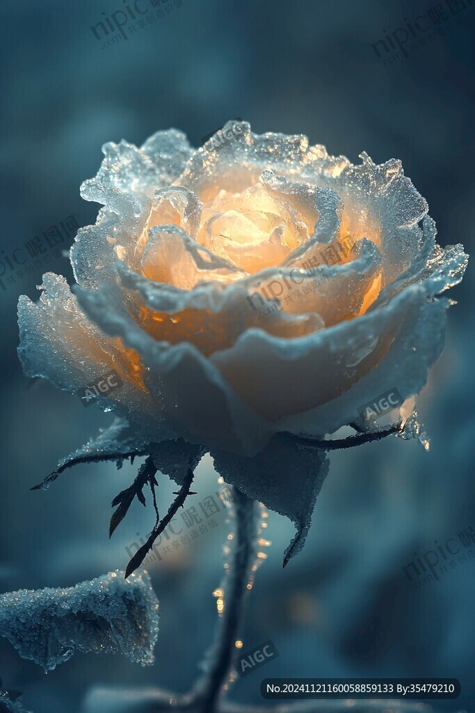 冰雪月季
