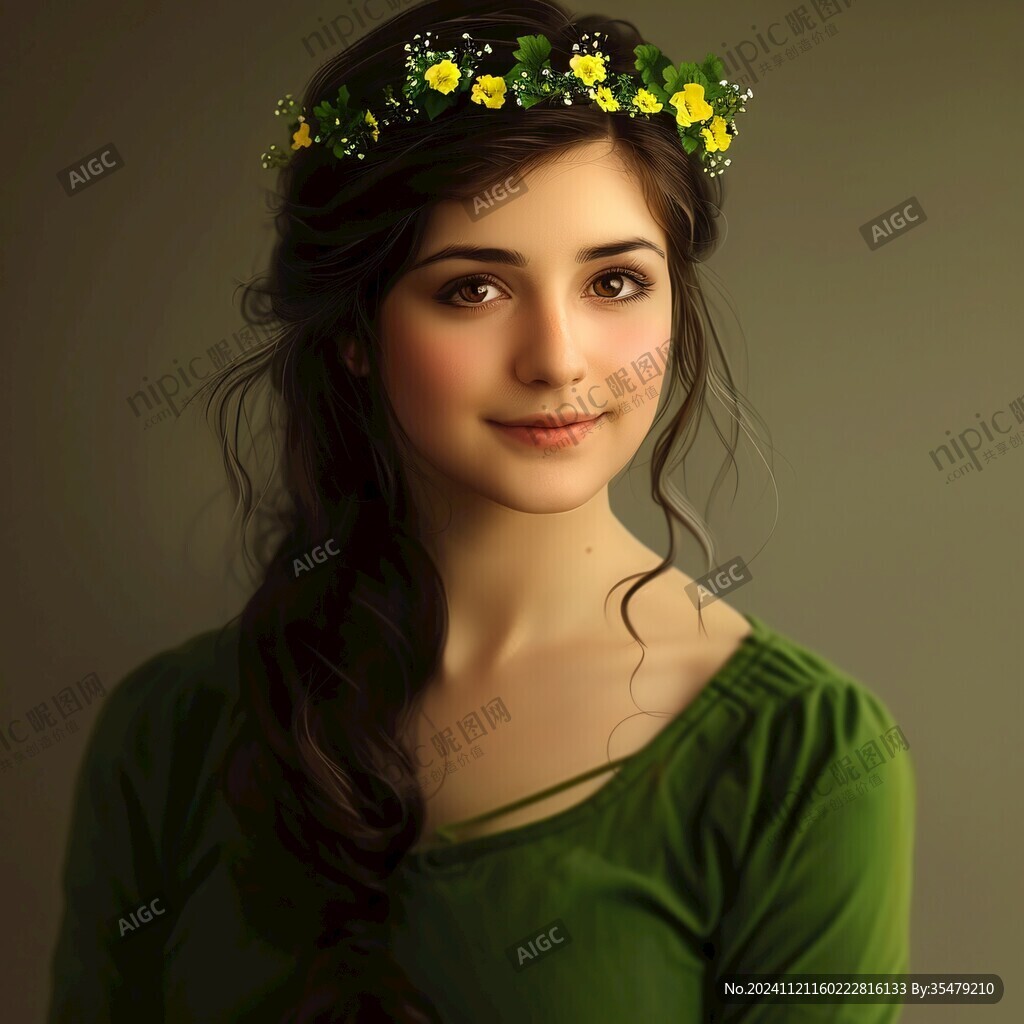 花环少女