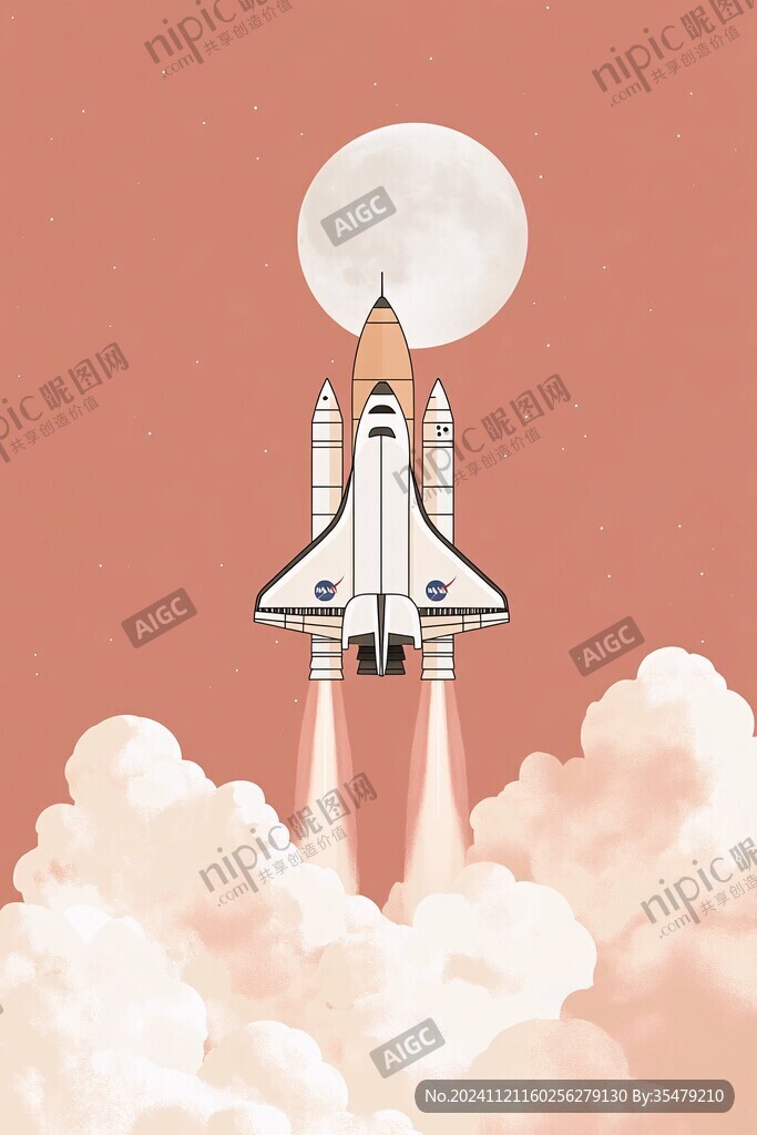 火箭队插画素材背景
