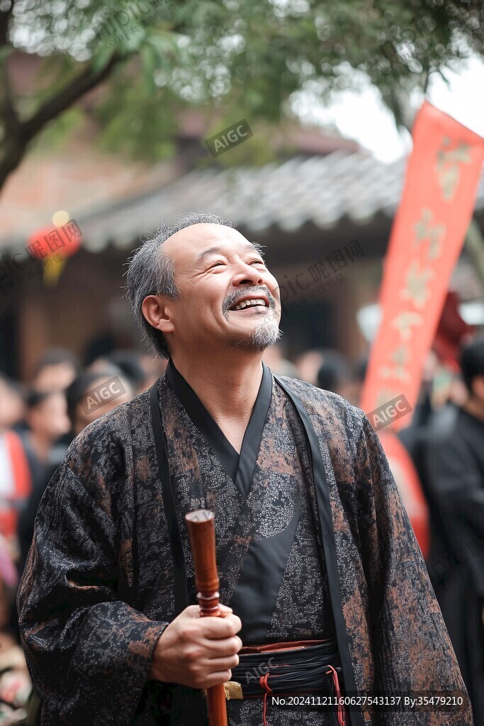 穿汉服的人