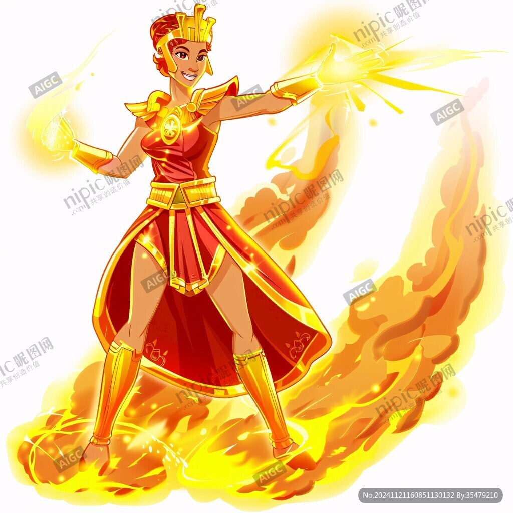 火焰拟人形象