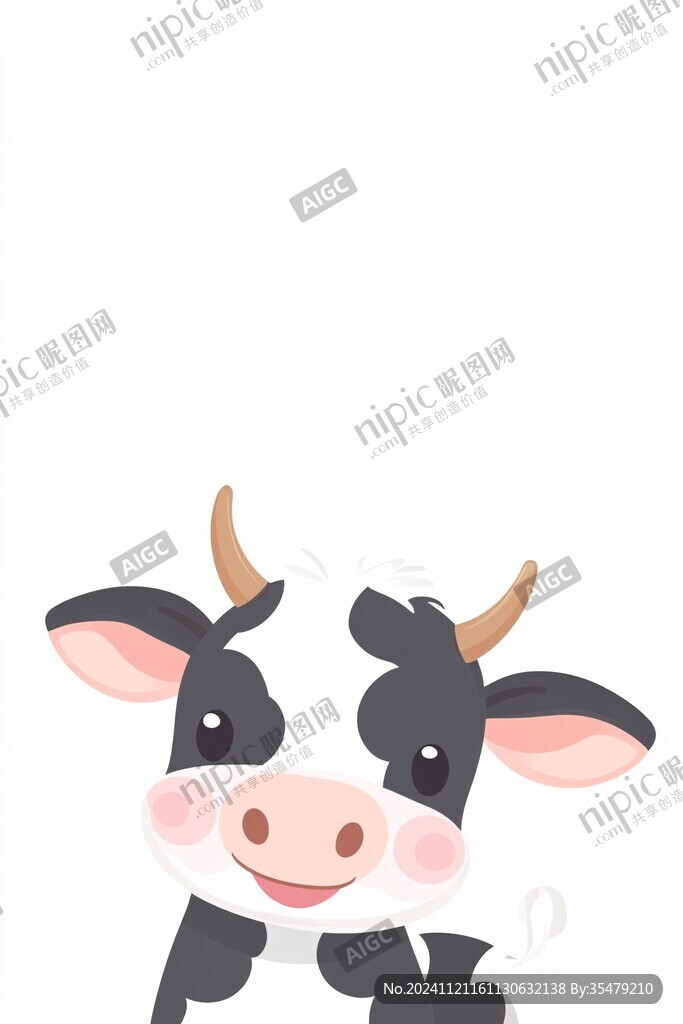 卡通牛手绘牛