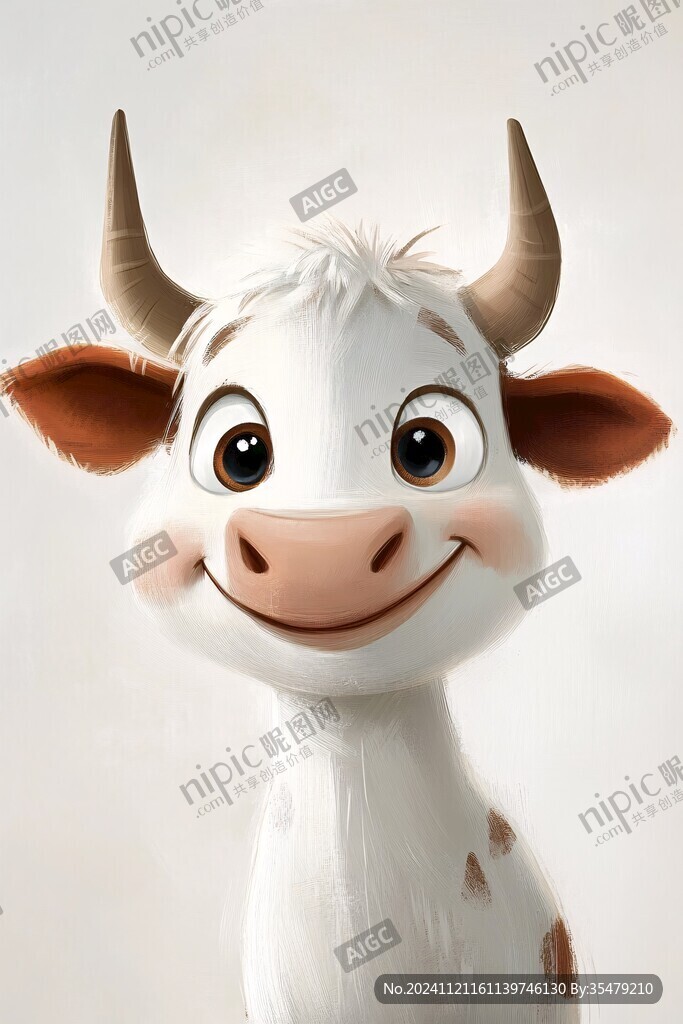 3d卡通牛