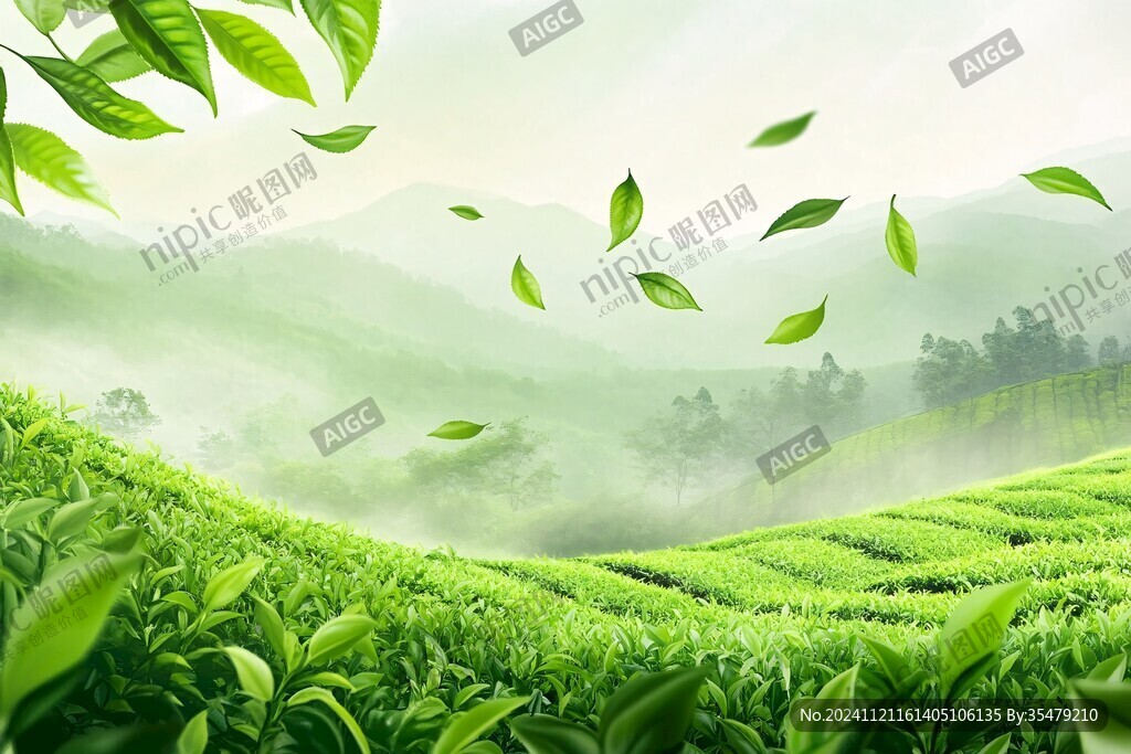 茶园广告素材