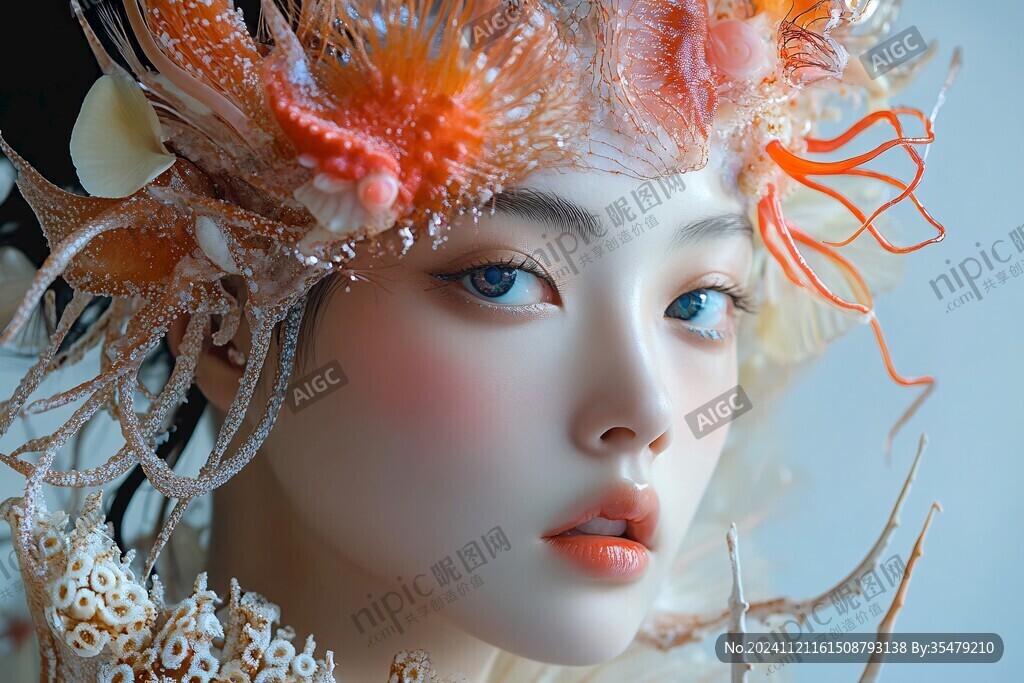 彩妆人物欣赏