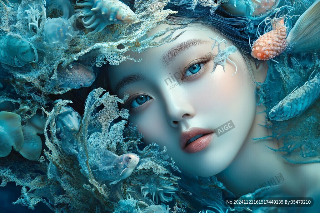 海底世界唯美女孩