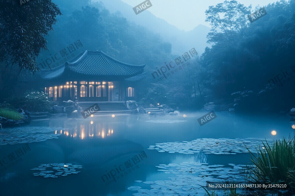 雾色园林