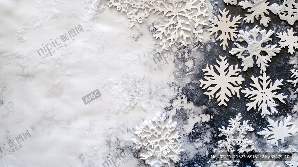金色的雪花