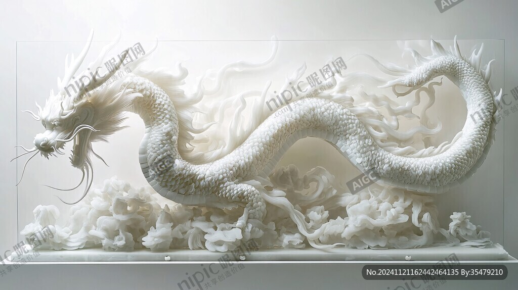 金龙立体画