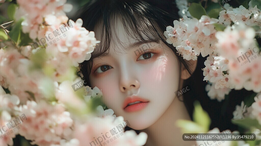 仙气清冷少女壁纸图片