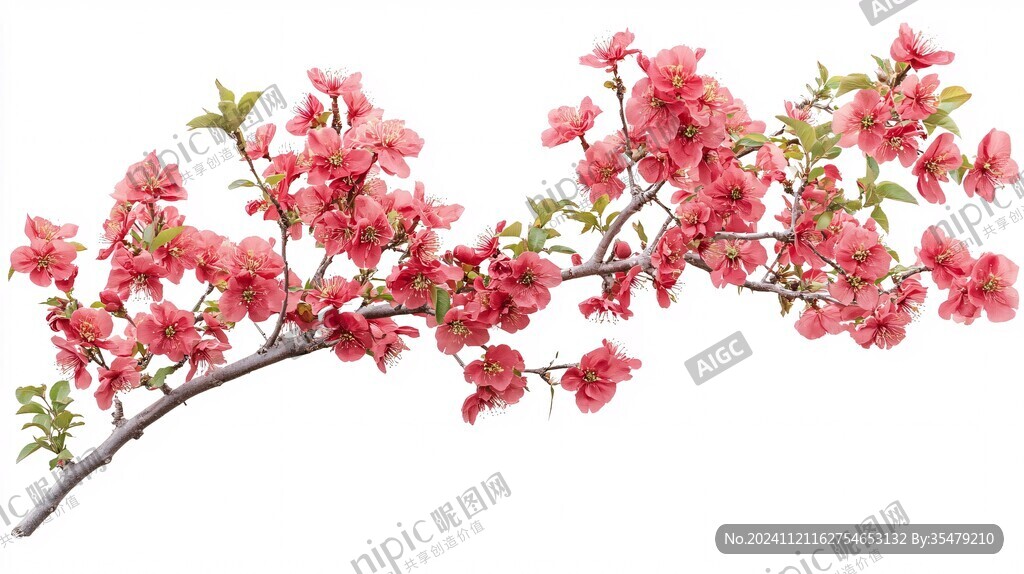 写实桃花