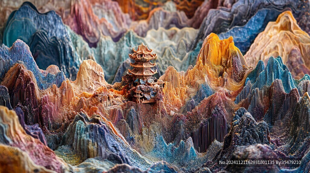 微缩假山