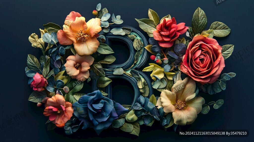 3d立体花卉