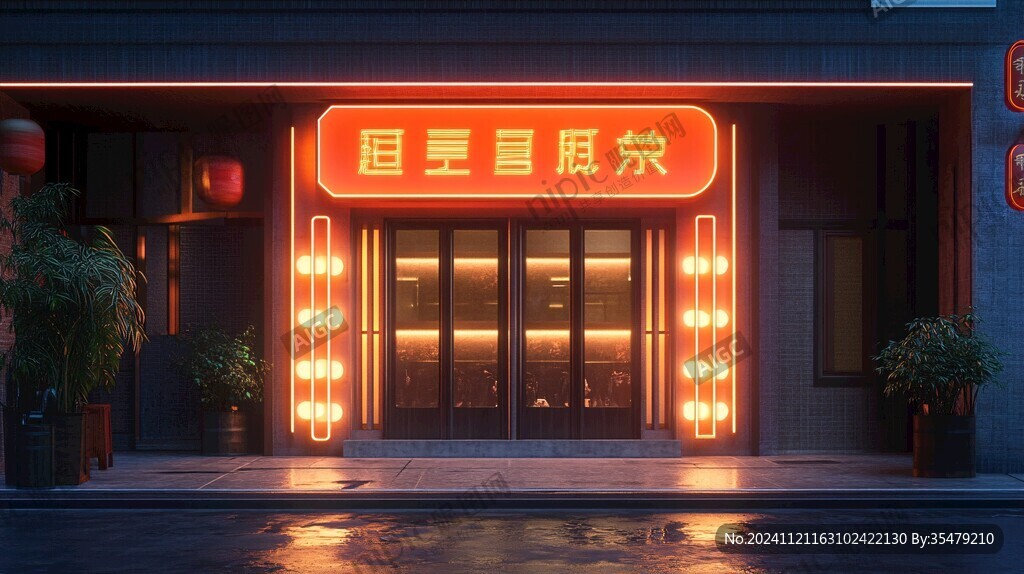 采耳店门头设计