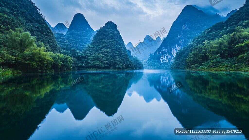 九马画山图片素材下载