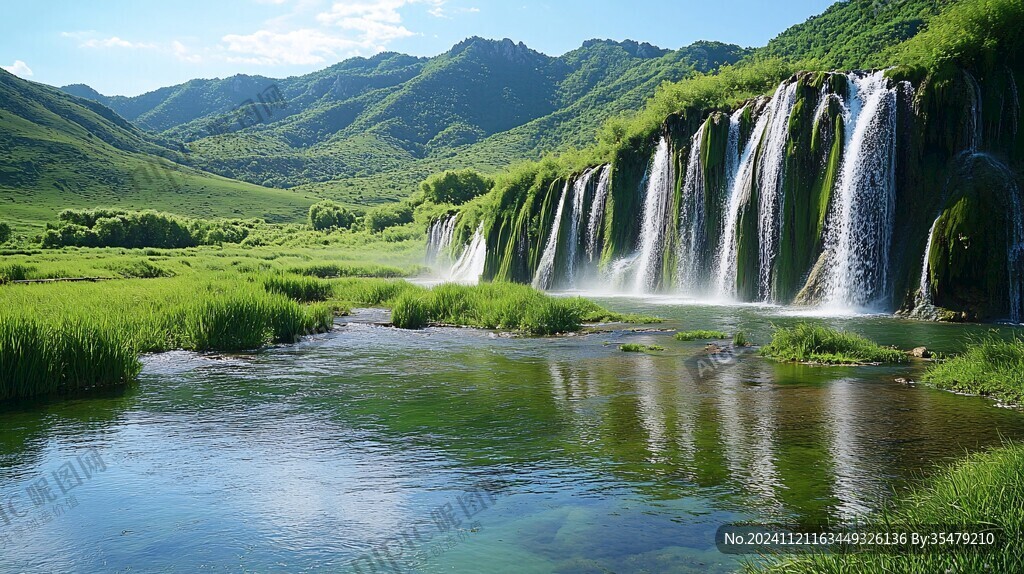 风景素材流水生财