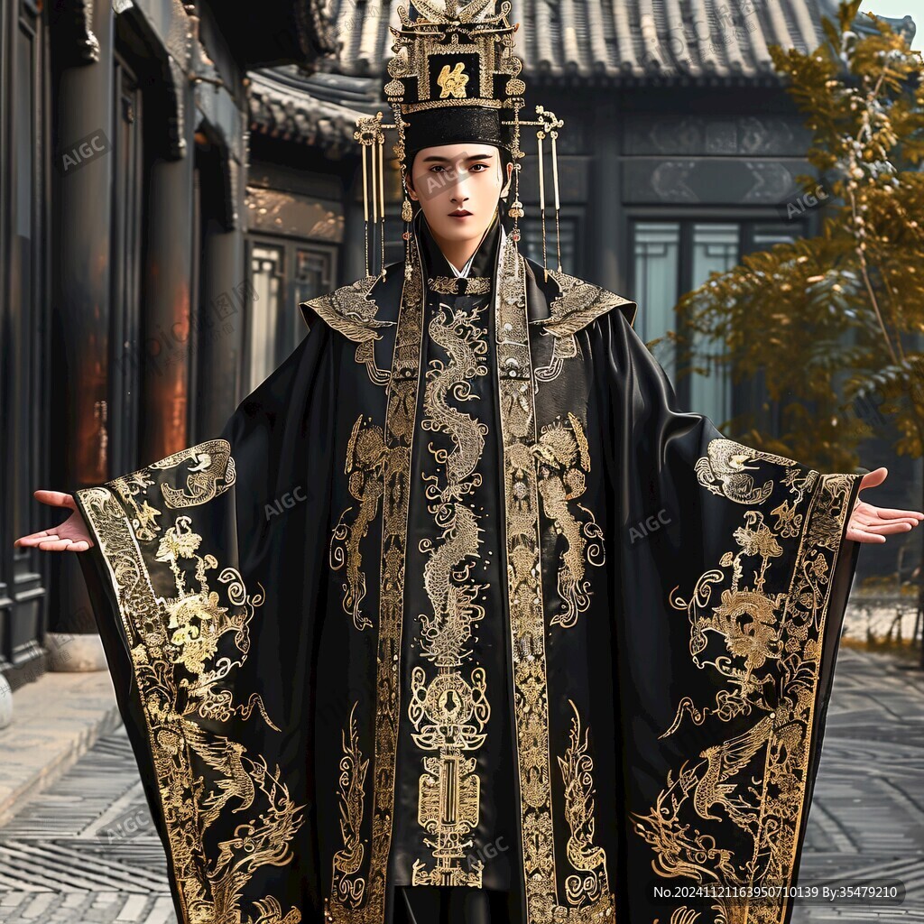 帝王服饰皇帝古代装饰
