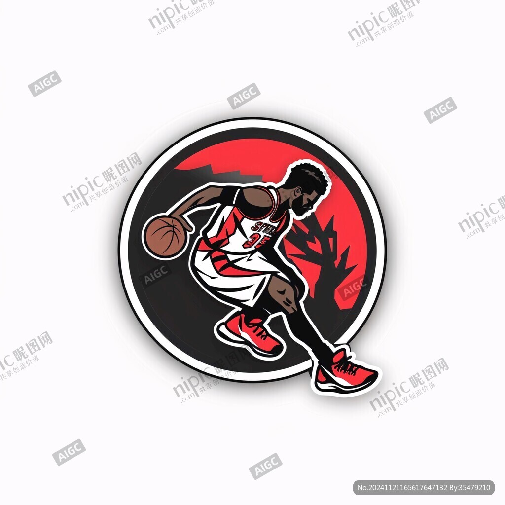 篮球运动员logo