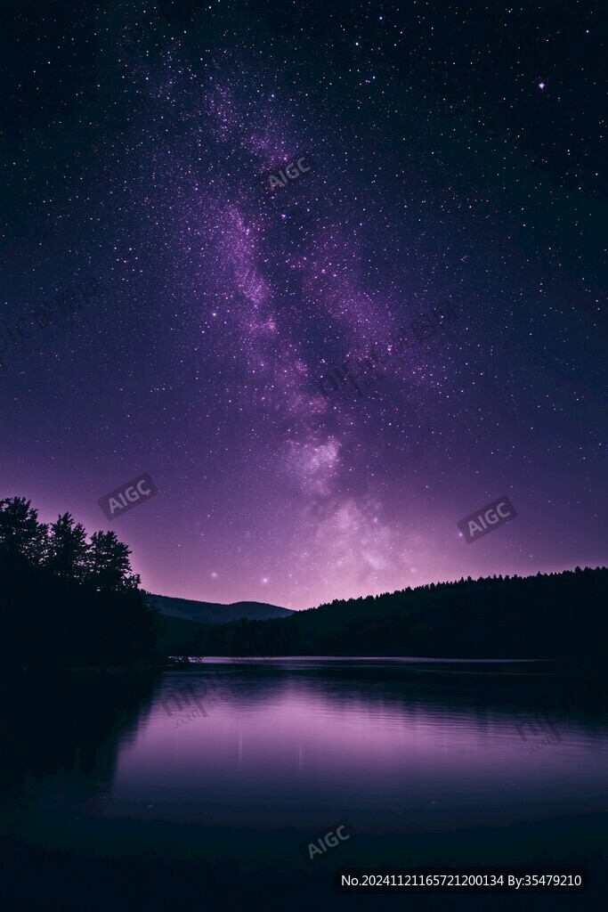 紫色的世界星辰
