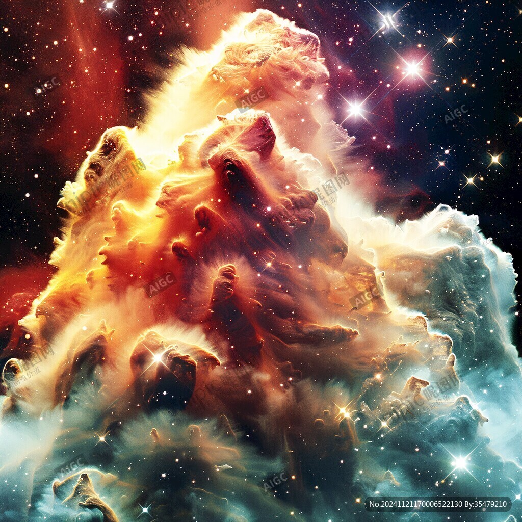 豪华大气星云装饰画