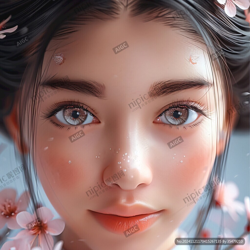 写实人物插画