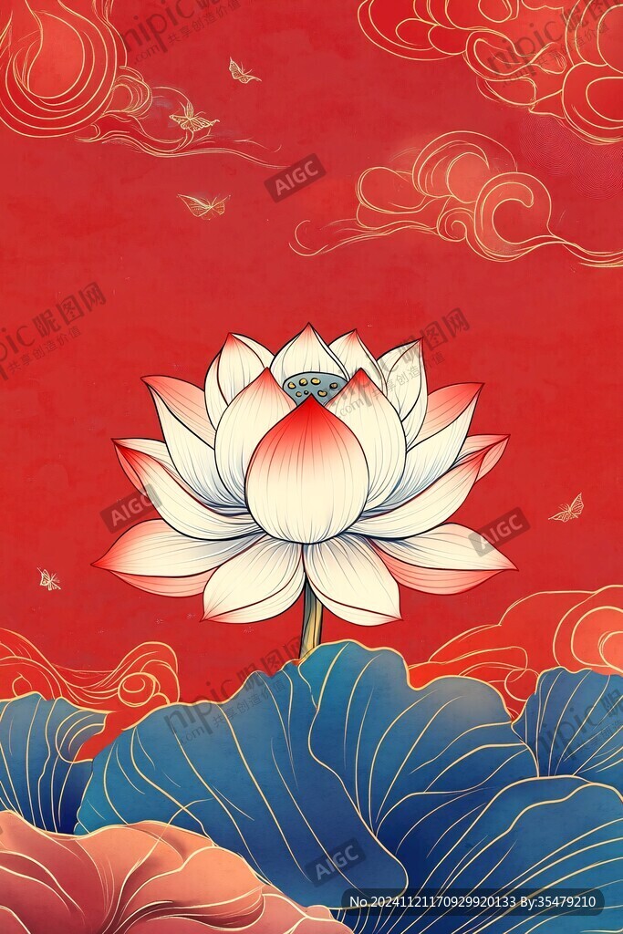 红金风插画