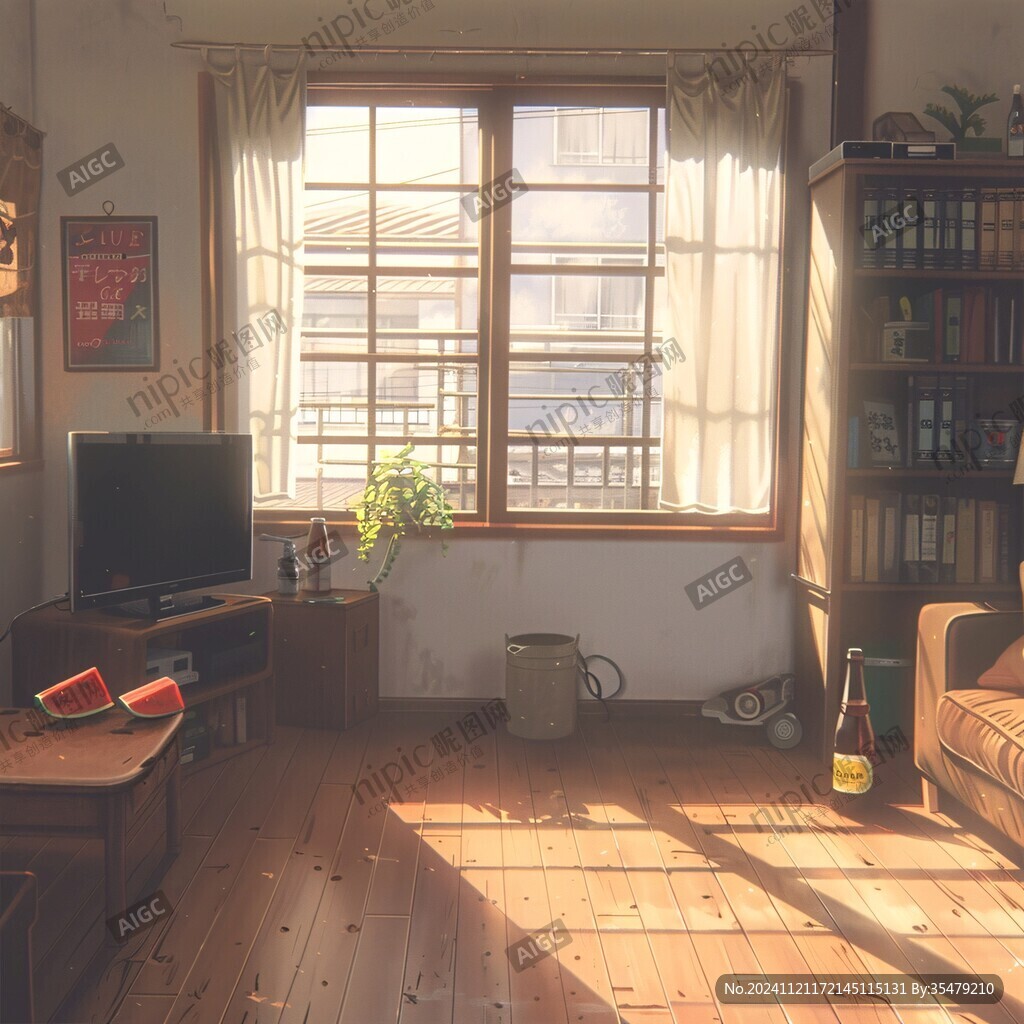 书房插画