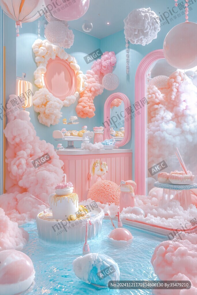 生日宴马卡龙色