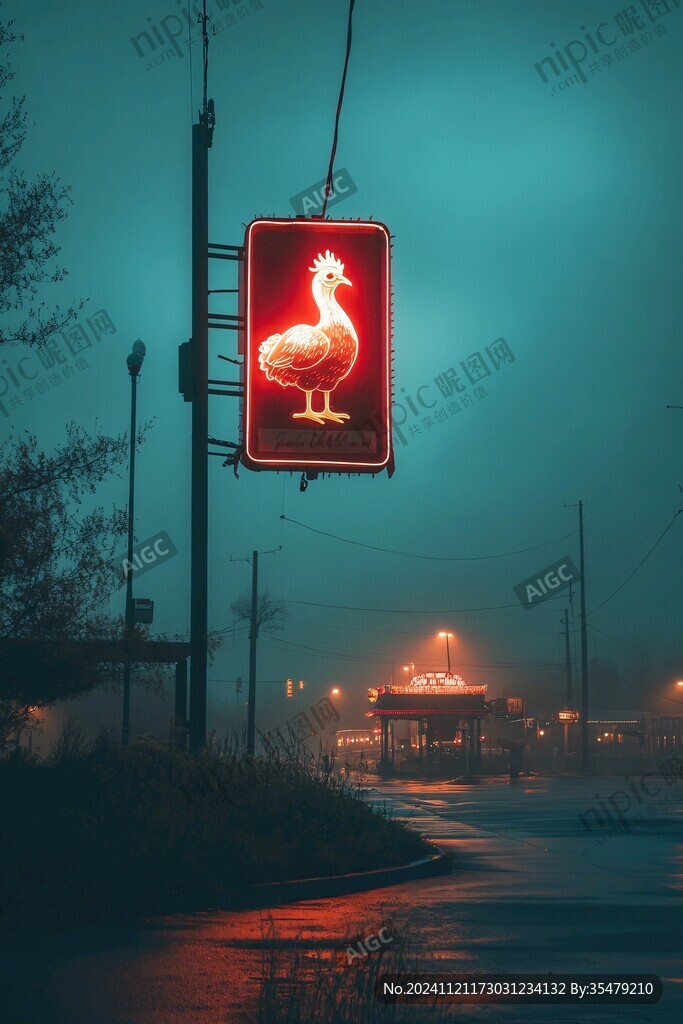 等待红路灯