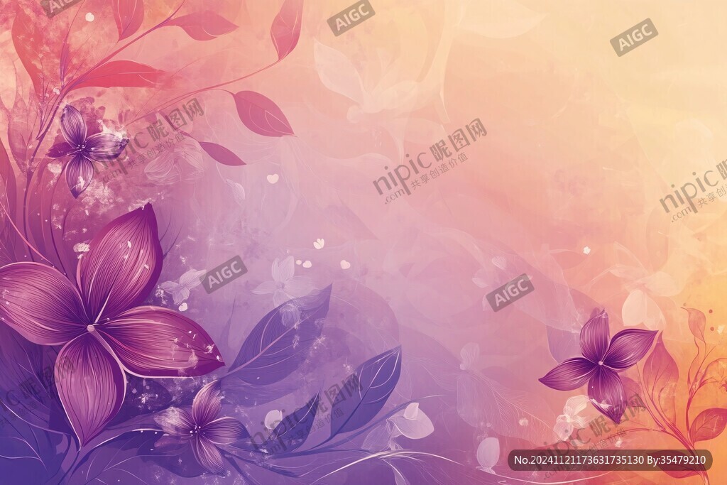 炫彩花朵壁纸