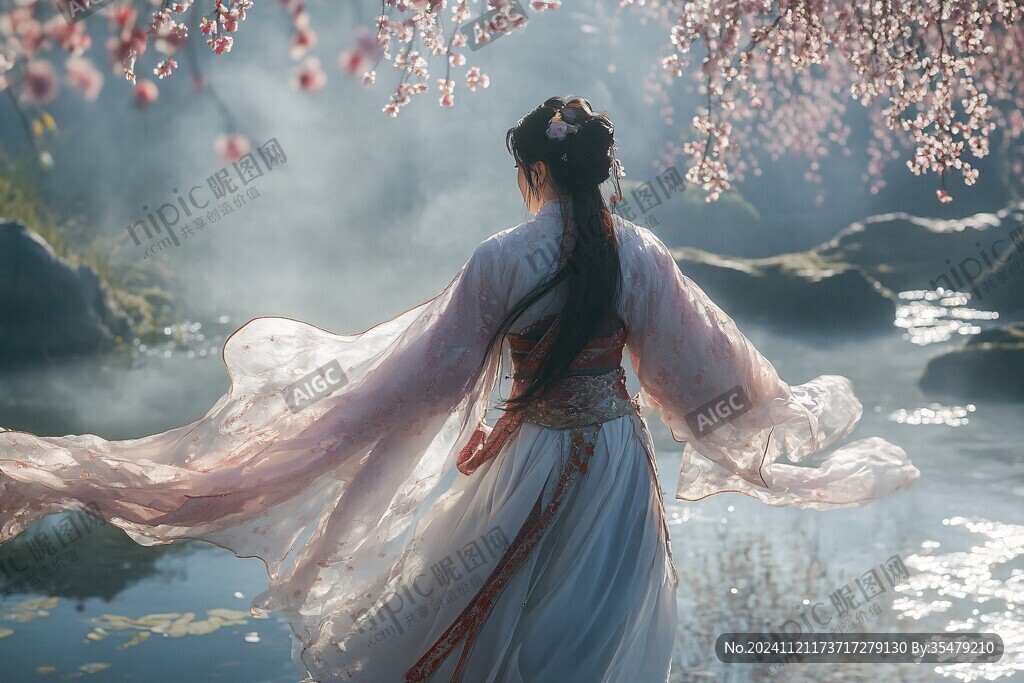 古装背影