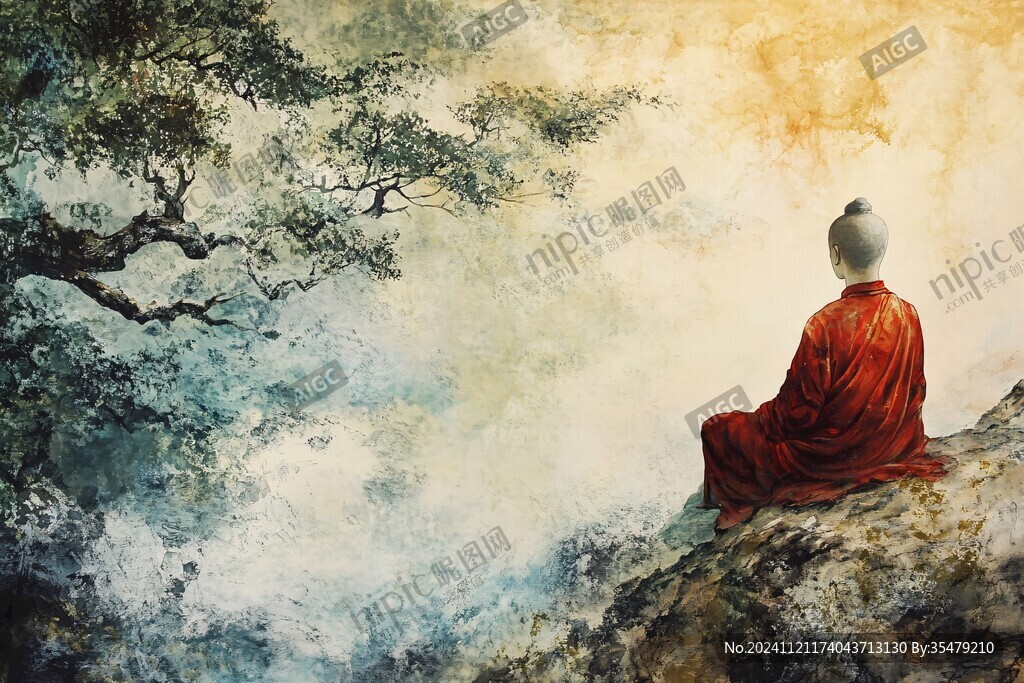 禅无框画