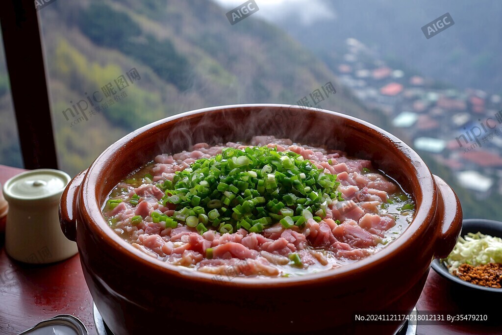 石锅蒸饭
